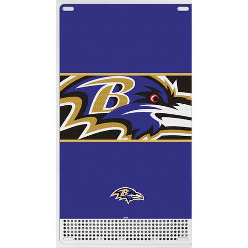 NFL Baltimore Ravens Zone Block Xbox Series S Console Skin